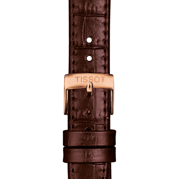 TISSOT Carson 天梭卡森系列石英女士PVD玫瑰金腕錶 30mm T1222103603300