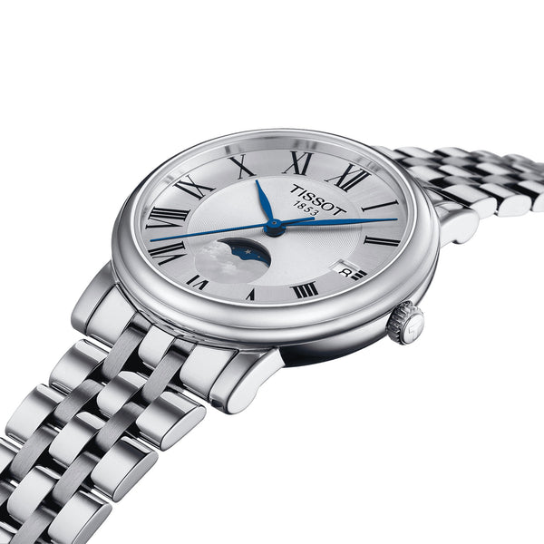 TISSOT Carson 天梭卡森系列女士月相石英腕錶 T1222231103300