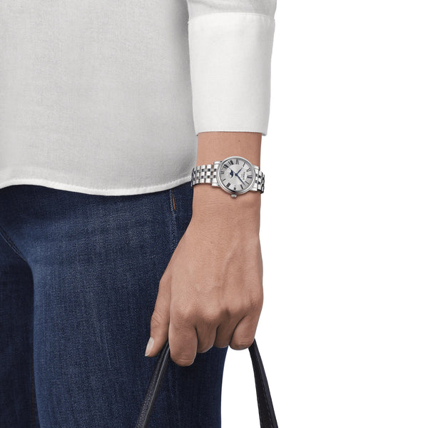 TISSOT Carson 天梭卡森系列女士月相石英腕錶 T1222231103300