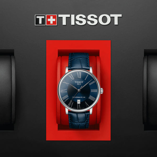 TISSOT Carson 天梭卡森系列80小時機械男士腕錶 40mm T1224071604300