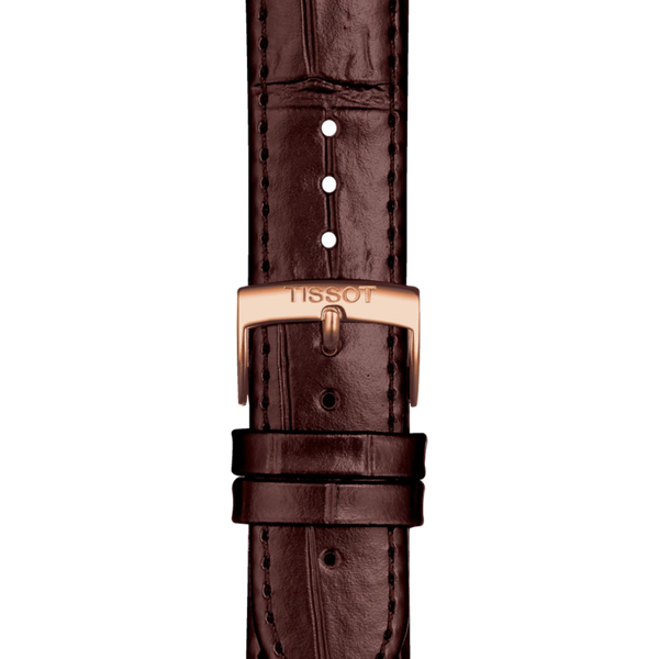 TISSOT Carson 天梭卡森系列石英計時男士PVD玫瑰金腕錶 40mm T1224173603300