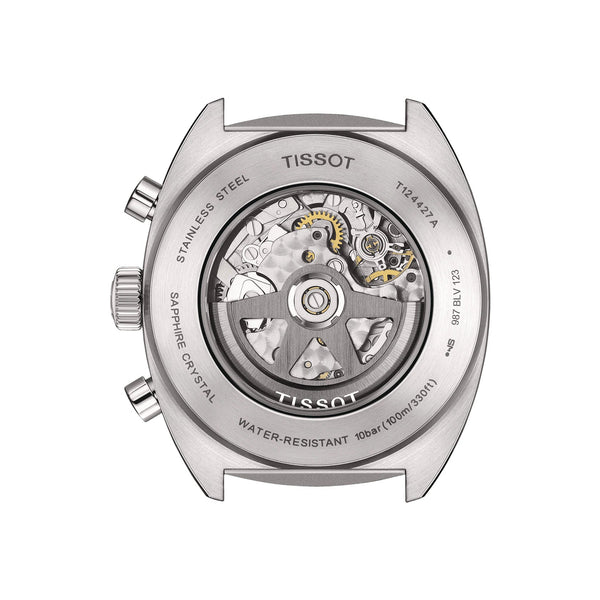 TISSOT Heritage 1973 天梭自動機械計時碼錶 43mm T1244271603101