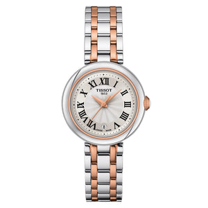 TISSOT BELLISSIMA 天梭優雅羅馬石英PVD玫瑰金女士腕錶 26mm T1260102201301