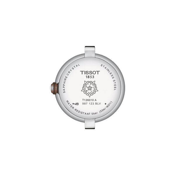 TISSOT BELLISSIMA 天梭優雅羅馬石英PVD玫瑰金女士腕錶 26mm T1260102201301