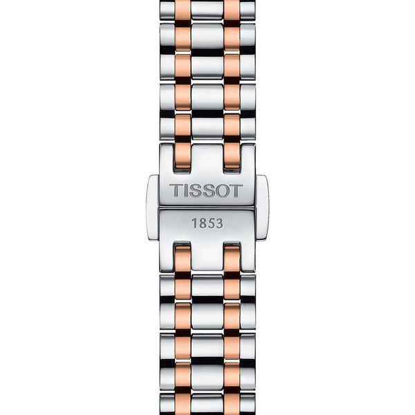 TISSOT BELLISSIMA 天梭優雅羅馬石英PVD玫瑰金女士腕錶 26mm T1260102201301