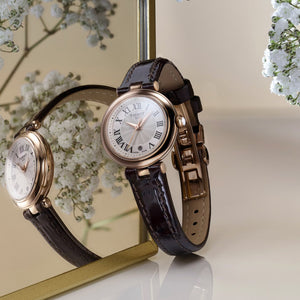 TISSOT BELLISSIMA 天梭優雅羅馬石英PVD玫瑰金女士腕錶 26mm T1260103601300