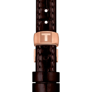 TISSOT BELLISSIMA 天梭優雅羅馬石英PVD玫瑰金女士腕錶 26mm T1260103601300