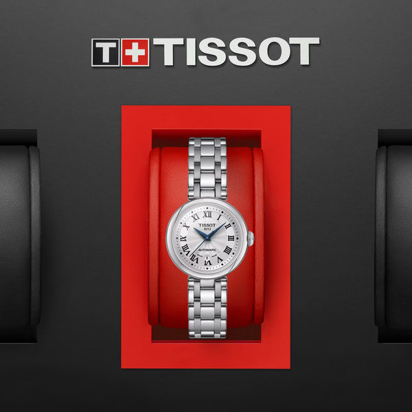 TISSOT BELLISSIMA 天梭優雅羅馬機械女士腕錶 26mm T1262071101300