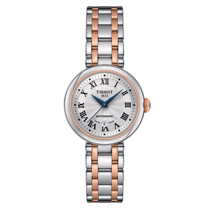 TISSOT BELLISSIMA 天梭優雅羅馬機械PVD玫瑰金女士腕錶 26mm T1262072201300