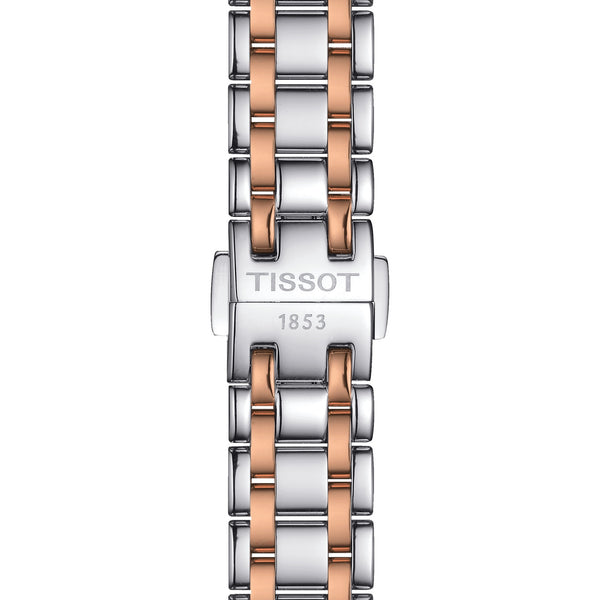 TISSOT BELLISSIMA 天梭優雅羅馬機械PVD玫瑰金女士腕錶 26mm T1262072201300