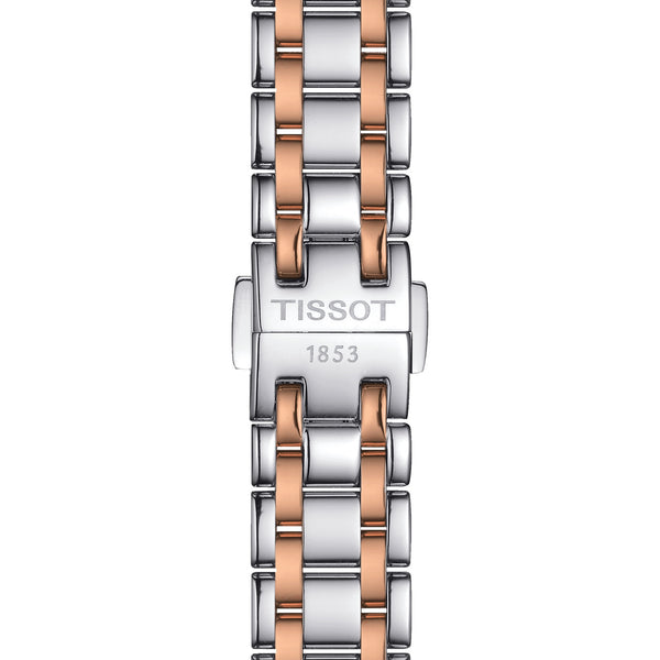 TISSOT BELLISSIMA 天梭優雅羅馬機械PVD玫瑰金女士腕錶 26mm T1262072201300