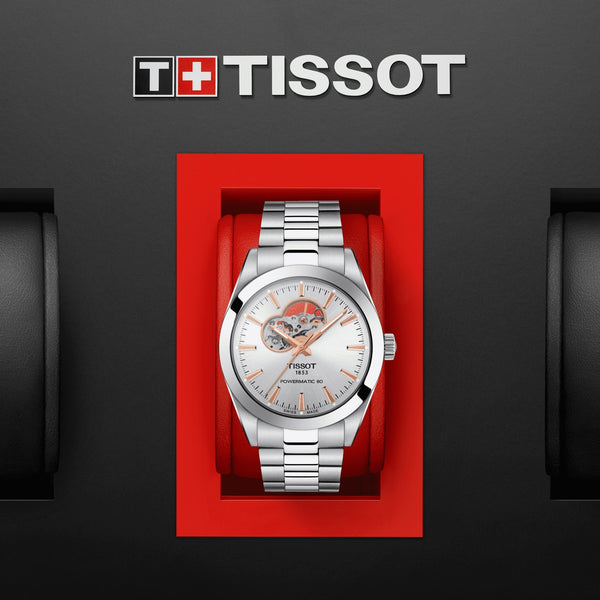 TISSOT Gentleman 天梭紳士系列 80小時開心機械手錶 40mm T1274071103101