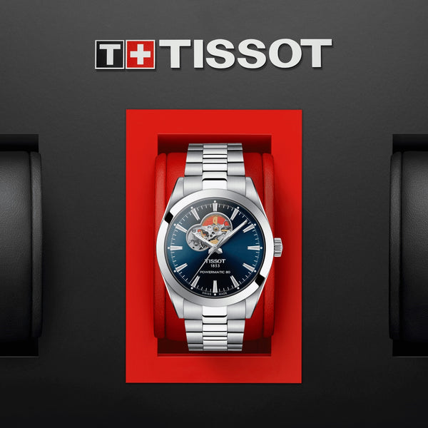 TISSOT Gentleman 天梭紳士系列 80小時開心機械手錶 40mm T1274071104101
