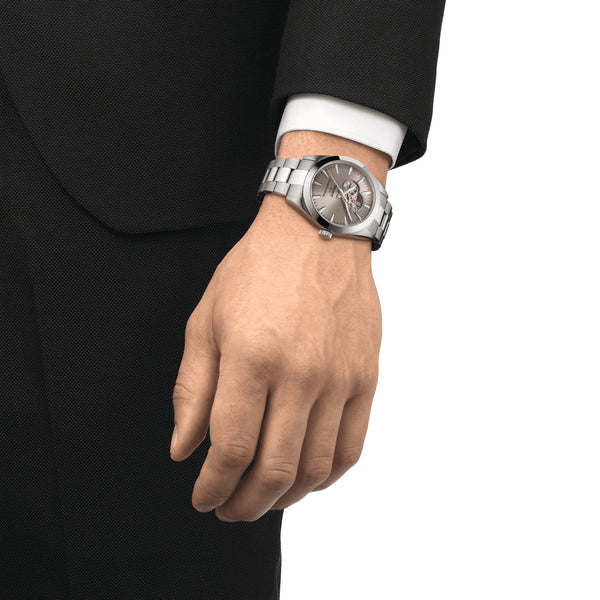 TISSOT Gentleman 天梭紳士系列 80小時開心機械手錶 40mm T1274071108100