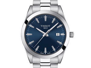 TISSOT 天梭 Gentleman 紳士系列石英男士時尚正裝錶 40mm T1274101104100 - 新萬國鐘錶
