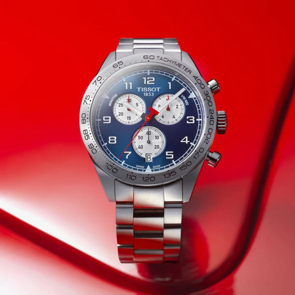 TISSOT 天梭 PRS516 三眼石英計時腕錶 45mm T1316171104200