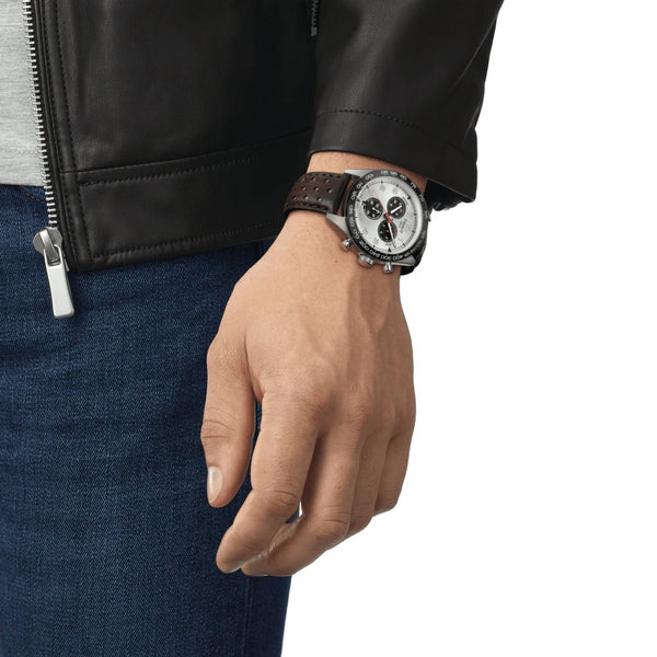 TISSOT 天梭 PRS516 三眼石英計時腕錶 45mm T1316171603200
