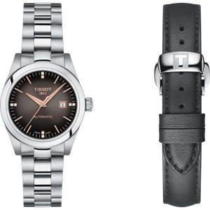 TISSOT 天梭 T-My Lady 真鑽女士機械腕錶 29.3mm T1320071106601