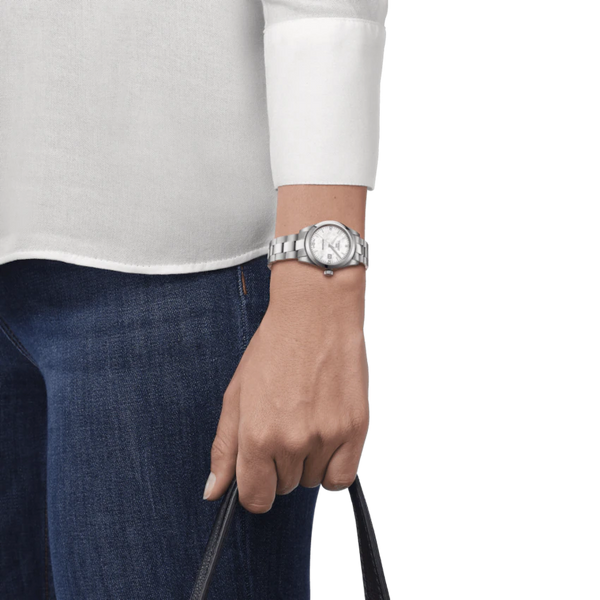 TISSOT 天梭 T-My Lady 真鑽女士機械腕錶 29.3mm T1320071111600