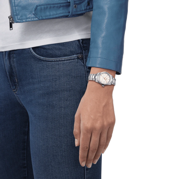 TISSOT 天梭 T-My Lady 珍珠貝女士腕錶 29.3mm T1320101111100