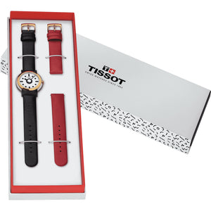 TISSOT 天梭 HERITAGE MEMPHIS 孟菲斯時尚限量套組腕錶 T1342102701100