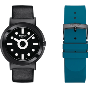 TISSOT 天梭 HERITAGE MEMPHIS 孟菲斯時尚限量套組男士腕錶 T1344103705100