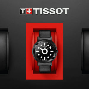 TISSOT 天梭 HERITAGE MEMPHIS 孟菲斯時尚限量套組男士腕錶 T1344103705100