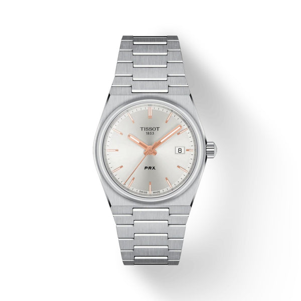 TISSOT 天梭 PRX 石英腕錶銀面 35mm T1372101103100