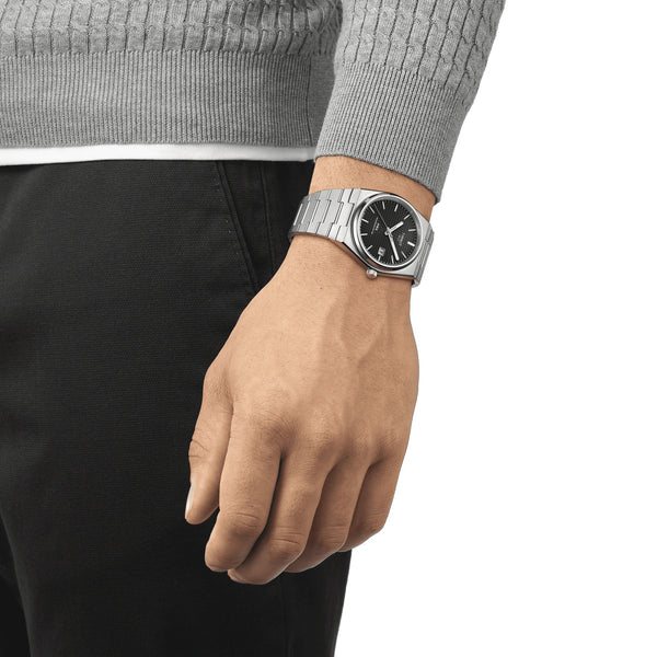 TISSOT 天梭 PRX Powermatic 80 復古時尚機械腕錶 40mm T1374071105100