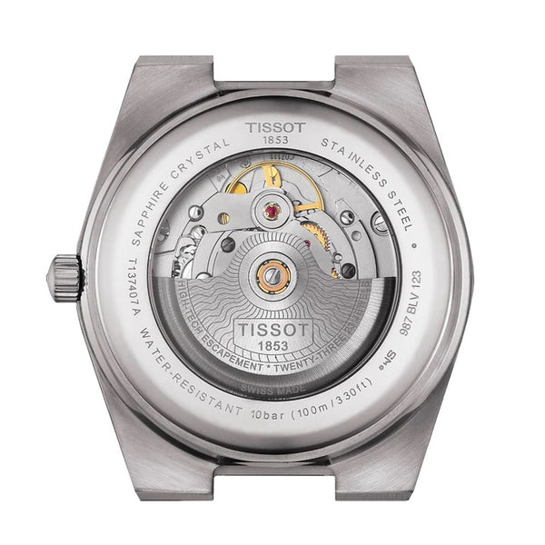 TISSOT 天梭 PRX 系列80小時自動款機械腕錶 冰藍面 40mm T1374071135100