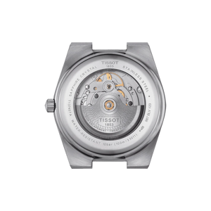 TISSOT 天梭 PRX Powermatic 80 機械腕錶藍面皮帶款 T1374071604100