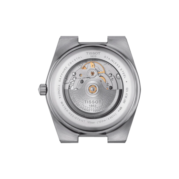 TISSOT 天梭 PRX Powermatic 80 機械腕錶黑面皮帶款 T1374071605100