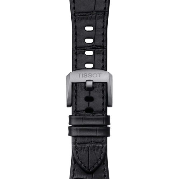 TISSOT 天梭 PRX Powermatic 80 機械腕錶黑面皮帶款 T1374071605100