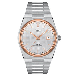 TISSOT 天梭 PRX Powermatic 80 復古時尚機械腕錶 40mm T1374072103100