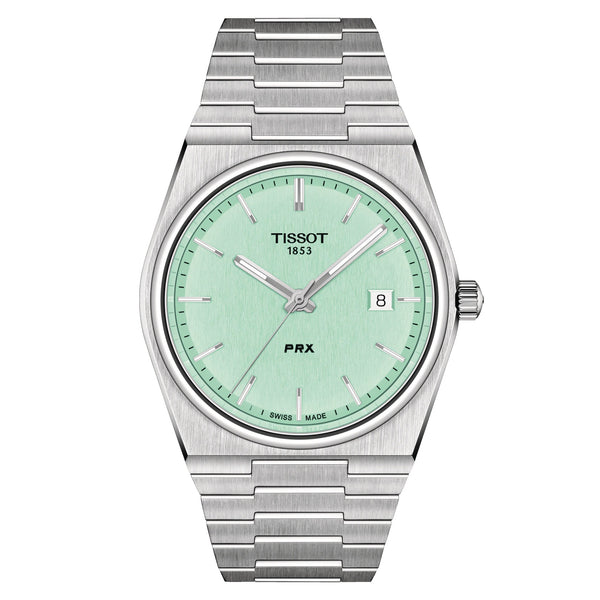 TISSOT 天梭 PRX 系列復古時尚石英腕錶 40mm T1374101109101