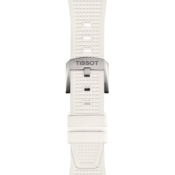 TISSOT 天梭 PRX 石英腕錶白面膠帶款 40mm T1374101701100