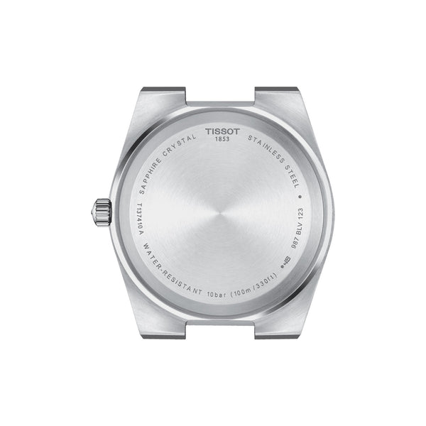 TISSOT 天梭 PRX 系列復古時尚石英腕錶藍面膠帶款 40mm T1374101704100