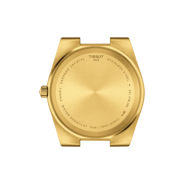 TISSOT 天梭 PRX 石英腕錶PVD金色鍊帶款 40mm T1374103302100