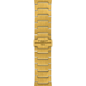 TISSOT 天梭 PRX 石英腕錶PVD金色鍊帶款 40mm T1374103302100