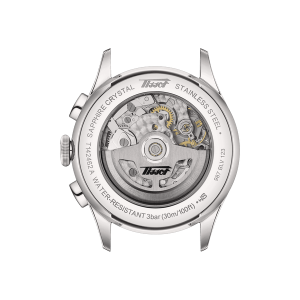 TISSOT 天梭 TELEMETER 1938 傳承復刻計時碼錶 42mm T1424621605200