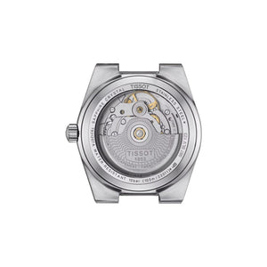 TISSOT 天梭 PRX 系列80小時自動款機械腕錶 18k玫瑰金錶圈鑽面 35mm T9312074133600