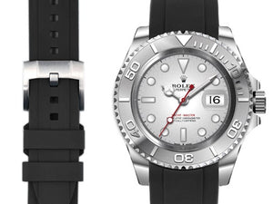 EVEREST錶帶 ROLEX YACHT-MASTER 126622 126621 116622 116621 膠帶穿扣 - 新萬國鐘錶