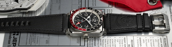 Bell & Ross 柏萊士 BR 03-93 GMT 可樂圈 BR0393-BL-ST/SCA