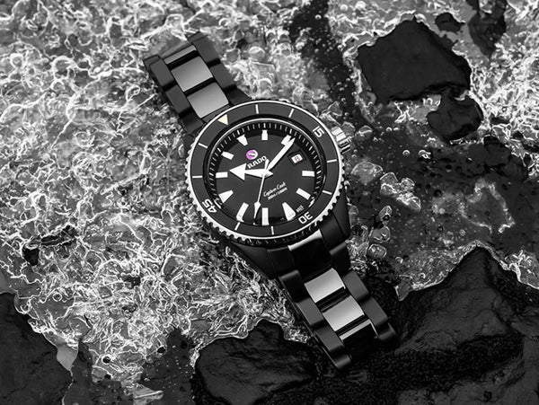 RADO 雷達錶 Captain Cook 庫克船長300米高科技陶瓷潛水腕錶 43mm R32129152