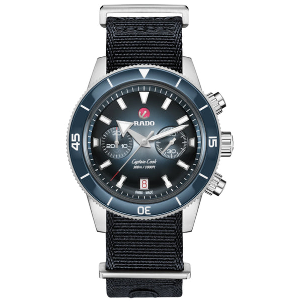 RADO 雷達錶 Captain Cook 庫克船長300米計時腕錶 43mm R32145208