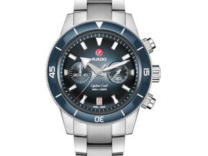 RADO 雷達錶 Captain Cook 庫克船長300米計時腕錶 43mm R32145208 - 新萬國鐘錶