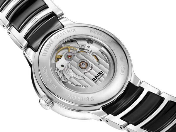 RADO 雷達錶 Centrix 晶萃系列鑲鑽機械腕錶 39.5 mm R30018712