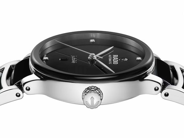 RADO 雷達錶 Centrix 晶萃系列鑲鑽機械腕錶 30.5 mm R30020712