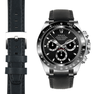 EVEREST錶帶 STEEL END LINK LEATHER STRAP 不鏽鋼錶耳節皮革錶帶