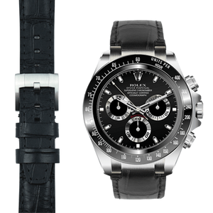 EVEREST錶帶 STEEL END LINK LEATHER STRAP 不鏽鋼錶耳節皮革錶帶